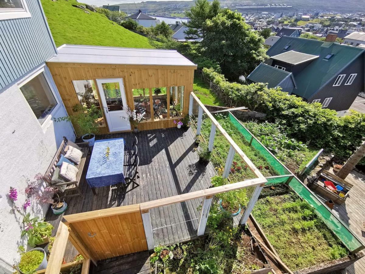 A Green Pearl In The Heart Of Tórshavn Exteriör bild